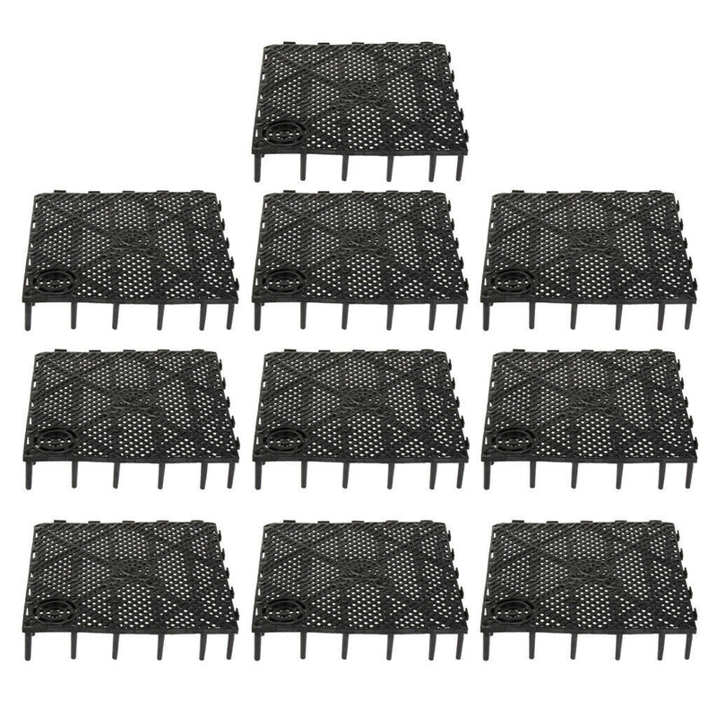 20 Pieces Isolate Board Divider Fish Tank Bottom Black Filter Tray Great Gifts