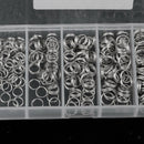 250pcs/box Fishing Split Rings Stainless Steel Double Loop Rings Mixed Size