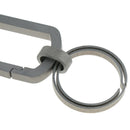 Titanium Alloy Key Chain Ring Carabiner Hook Belt Buckle Outdoor Tools 28mm