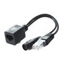 2 Cable DIY PoE Power Supply RJ45 Ethernet Passive 50V RJ45 male / female +