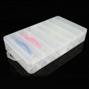 Double Sided Fishing Lure Hooks Tackle Storage Box Case Clear Waterproof SUM