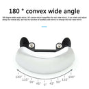 Motorcycle Windshield Rear View Mirror 180 Wide Angle Safety Full Rearview