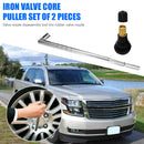 TR412 Valve Stems with Valve Stem Puller Tire Repair Tools for Car Motorcycle