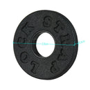 4PCS Black Guitar Strap Blocks Rubber Bass Guitar Strap Lock Guitar Accessories.