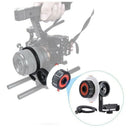 CS-F0 Follow Focus with Gear Ring Belt for (D)SLR Cameras Nikon Sony DV/Cam