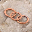 Tattoo Machine Copper Crush Washer Flat Ring 12mmx16mmx1.5mm 50Pcs Q1N4