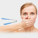 Stainless Steel Tongue Scraper Abs Handle To Remove Bad Breath Cleaning Ton