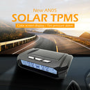 AN05 Solar Car TPMS Tire Pressure Monitoring Temp Alarm System (External)