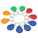 10x Of T5577 125KHZ Writable ID Card Keychain Card Copy Plastic Key Label  NSX