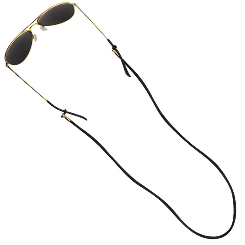 2x Soft PU Leather Reading Eyeglass Strap Holder Retainer Lanyard For Women Men