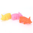 3 x Pet Dog Puppy Pig Shape Chew Fetch Play Toys Squeaker Squeaky With Sound MO
