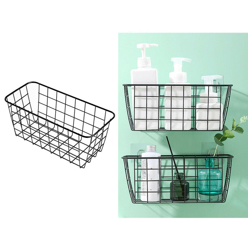 5x Wall Mounted Bathroom Soaps Basket Storage Basket Home Kitchen Bathroom