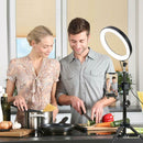 Professional Portable Travel Camera Ring Light Tripod Stand w/ 360 Ball Head