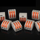 10Pcs 3 Pin Universal Compact Wire Wiring Connector Conductor Terminal Block  Z