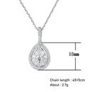 Fashion Necklace Pendant Women White Sapphire Wedding Jewlery New