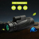 40X60 Durable High-power BAK4 Telescope Night Vision W/ Smartphone Stand Tripod