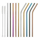 Reusable Stainless Steel Straws,Set of 10 Extra Long 10.5inch Metal Drinkin D5R4