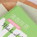 100x Facial Oil Control Papers Wipes Sheets Absorbing Face Clean Green tea ME