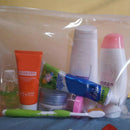Clear Transparent Plastic PVC Travel Cosmetic Make Up Toiletry Zipper Bag liau