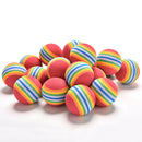 20X Golf Swing Training Indoor Practice Sponge Ball Golf Balls Rainbow Color M&O