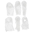 Pack of 6 Pool Table Net Bag Pockets Snooker Billiard Thread Bags Accessory