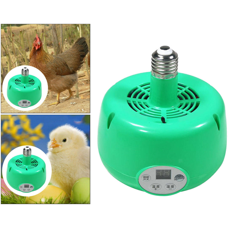 Pet Heat Light Fan E27 Bulb Reptile Chicken Basking Pig Brooder Heating Lamp