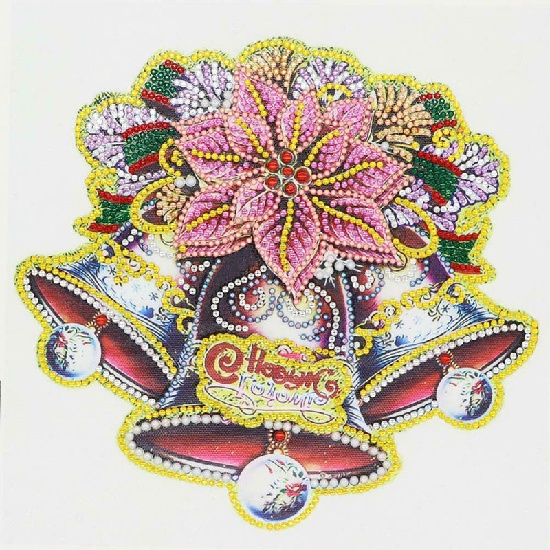 5D DIY Special Shaped Diamond Painting Christmas Bell Embroidery Kit Decor