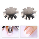 French Manicure Modeling Shaping Stainless Stamping Plates Nail Making Art Tools