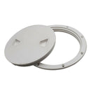ABS Plastic - 8" Deck Inspection Hatch Screw Out Plate For Marine Boating