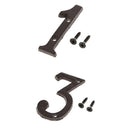 2pcs Iron Metal House Sign Door Number Name Plaque Street Address Plaque 1 3