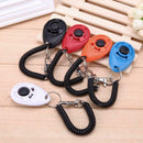 5pcs Pet Dog Training Clicker Pet Trainer Tool Key Chain (Fixed 5 Colors)