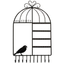 Wall-mounted Metal Stand Holder Rack Earring Necklace Bracelet Jewelry Display