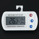 Waterproof Digital LCD Freezer Refrigerator Thermometer with Hanging Hook