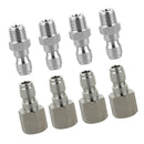 8-Pack Quick Release Connector Coupler Fitting for High Pressure Washer Gun &