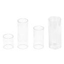 Durable Guitar String Slides Bass Cylinder Bright Tone Bar Transparent
