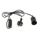 E27 Plug-In Hanging Light Cord with On/off Switch Socket for Lampshade Paper