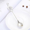 Cute Note Spoon, Stainless Steel Coffee Spoon, Dessert Tea Appetizer Cake I L4N8