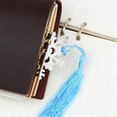 Metal Book Marker Snowflake Bookmarks Wedding Supplies Pendant Gifts Tassel