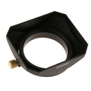 46mm Camera Lens Hood Protector Universal for Cameras - Black - Plastic