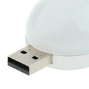 USB LED Rounded Night Lamp for Bedroom Table Tent Reading Warm Color