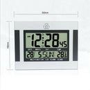 Large Digital LCD Display Clock Calendar Day Month Year Temperature Meter