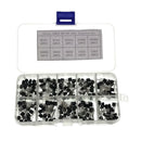 Transistor Kit 10 Types 200pcs NPN PNP TO-92 Power Transistor Set with Box