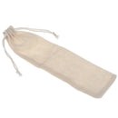 1pc Portable Metal Straw Bags Resuable Straw Linen Storage Bag Tableware  ï¼W