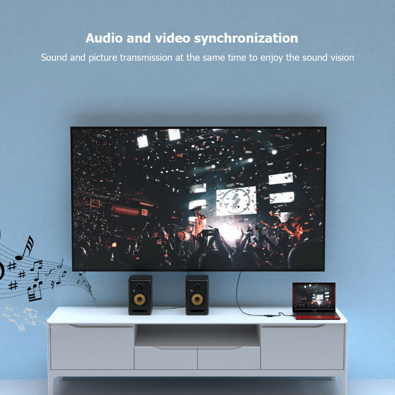 Acasis HD32 HDMI Splitter USB C Powered 1 In 2 Out 4K HDMI Splitter for TV A