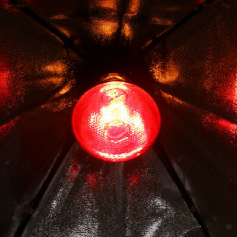 2xReptile Heat Lamp Lightbulb Infrared Heater Pig Sheep Breeding Heat Lamp Bulb