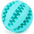 Dog Tooth Cleaning Balls,Chewing Food Toys Ball Non-Toxic Soft Rubber Ball fE5X9