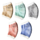 5 Pairs Baby Kneepads Crawling Socks Protector Cotton Children Elbow Warmer