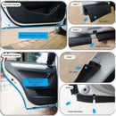 Black 4M Long Door Edge Trim Window Rubber Seal Strip Weatherstrip For Car Truck