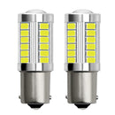 2x LED Bulbs BAY15D 33SMD 5730 6000K 1200LM Car Brake Interior Reading Lamp