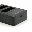 Mamen LP-E10 LPE10 LP E10 Digital Camera Battery Batteries LCD Dual USB Cha